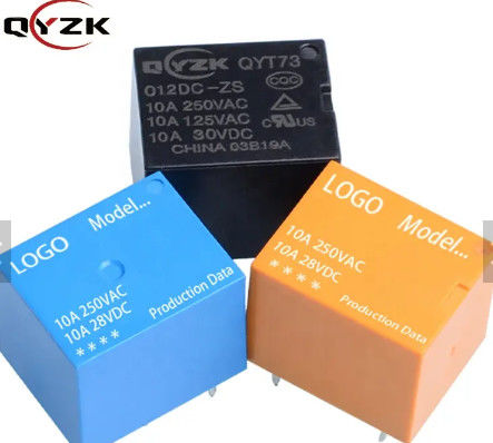 12v সুইচিং রিলে JQC-3F Spdt Pcb 5 পিন T73 DC 48v 24v 12 ভোল্ট 5v ইলেক্ট্রোম্যাগনেটিক